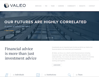 advisors valeo financial company website